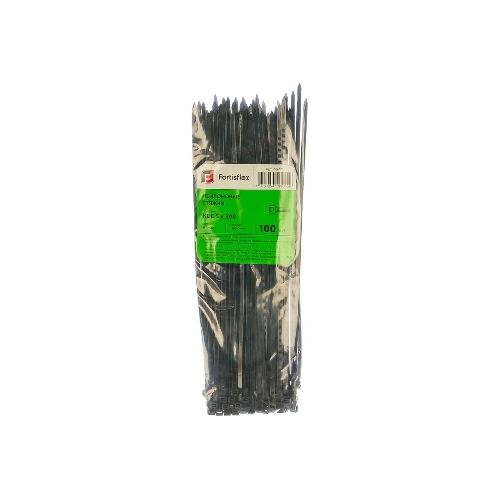 Стяжки нейлоновые FORTISFLEX КСС 5x300 (ч) (100 шт.)