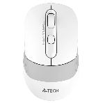 Мышь беспроводная A4Tech Fstyler FB10C белый/серый, 2000 dpi, радиоканал, Bluetooth, USB, кнопки - 4