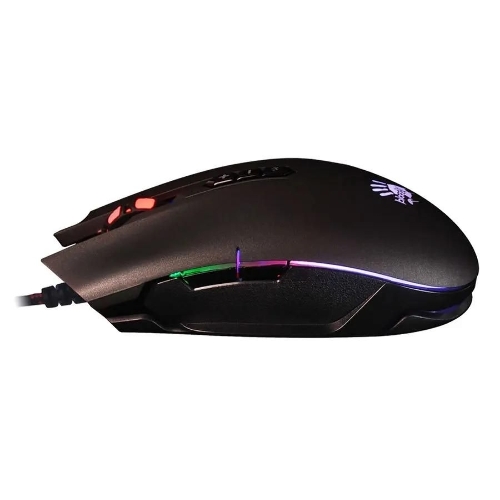 Мышь проводная A4Tech Bloody Q80 черный, 3200 dpi, USB, кнопки - 8