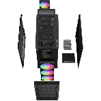 Компьютерный корпус DeepCool CH560 черный (R-CH560-BKAPE4-G-1) (ATX, без БП, 2хUSB, с окном)