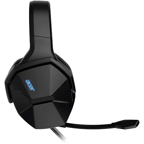 Гарнитура Acer OHW312 чёрный, проводная, USB, подсветка