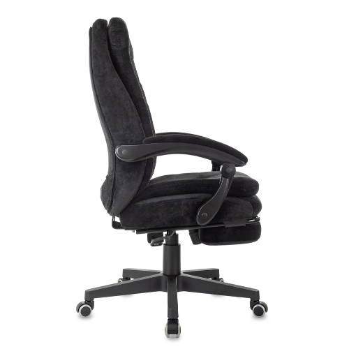 Кресло Бюрократ T-9950MSG-F/BLACK-PU черный, экокожа