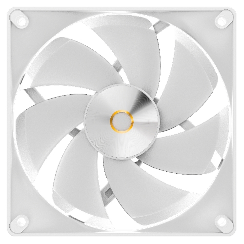 Вентилятор для корпуса Ocypus Delta F12 WH 3 IN 1, 120x120x25мм, 4-PIN PWM, 500-2000 RPM, 29 DBA MAX, HYDRO BEARING