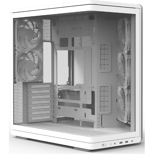Компьютерный корпус ZALMAN MidTower P60 белый (ATX, без БП, 5x120мм ARGb fans, 1xUSB Type C, 2xUSB 3.0) (Zalman P60 белый)