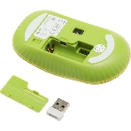 Комплект клавиатура + мышь Acer OCC205 беспроводной USB, 1200 dpi, зеленый/желтый