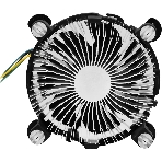 Кулер KingPrice KPAC-65-PWM3 92x92x25мм Soc-1200/1150/1151/1155 черный 4-pin 18-35dB Al 65W 140gr Ret