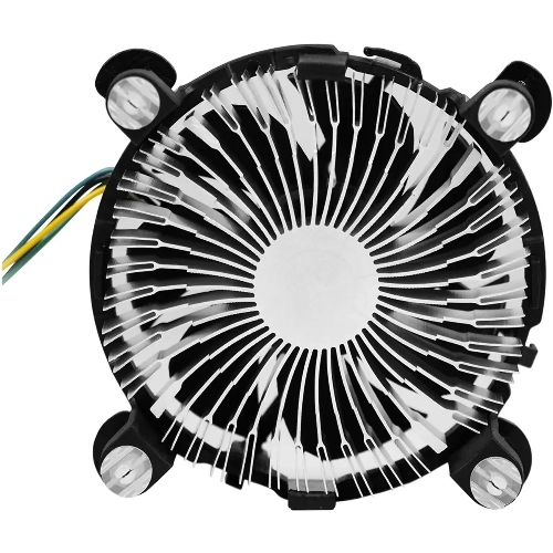 Кулер KingPrice KPAC-65-PWM3 92x92x25мм Soc-1200/1150/1151/1155 черный 4-pin 18-35dB Al 65W 140gr Ret