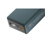 Портативный аккумулятор OLMIO QX-30, 30000mAh, 22.5W, QuickCharge3.0/PowerDelivery, LCD, темно-зеленый
