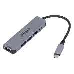 USB-концентратор Dahua TC35, USB Type-C, HDMI + USB 3.0 + PD Docking Station, USB