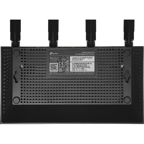 Роутер TP-Link AX1500 Dual-Band Wi-Fi 6 RouterSPEED: 300 Mbps at 2.4 GHz + 1201Mbps at 5 GHzSPEC: 4× Antennas, 1GHz Dual Core CPU, 1× Gigabit WAN Port + 3× Gigabit LAN Ports, 1024-QAM, OFDMAFEATURE: Tether App, WPA3, Access Point Mode, IPv6 Supported, IPTV, Bea