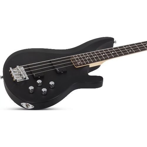 Бас-гитара SCHECTER C-4 DELUXE SBK - бас-гитара 4-струнная, цвет черный матовый