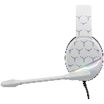 Гарнитура Oklick HS-L710G белый/чёрный, проводная, USB, подсветка