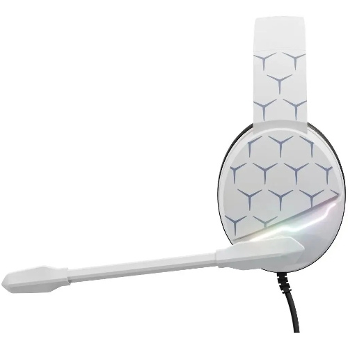 Гарнитура Oklick HS-L710G белый/чёрный, проводная, USB, подсветка