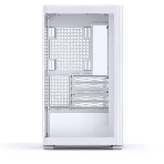 Корпус без блока питания JONSBO D300, Mini-Tower, TG, no fan, 2xUSB-A 3.2 + 1xUSB-C 3.2, mATX, mITX White
