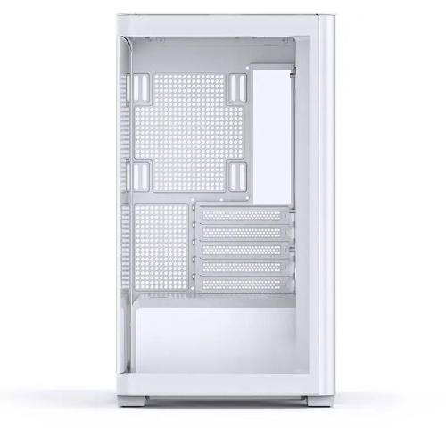 Корпус без блока питания JONSBO D300, Mini-Tower, TG, no fan, 2xUSB-A 3.2 + 1xUSB-C 3.2, mATX, mITX White