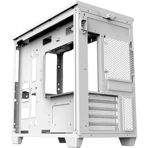 Компьютерный корпус Bloody BD-CC117F белый без БП mATX 5x120мм 1xUSB 2.0 1xUSB 3.0 audio bott PSU