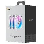 Вентилятор для корпуса Ocypus Delta F12 WH 3 IN 1, 120x120x25мм, 4-PIN PWM, 500-2000 RPM, 29 DBA MAX, HYDRO BEARING