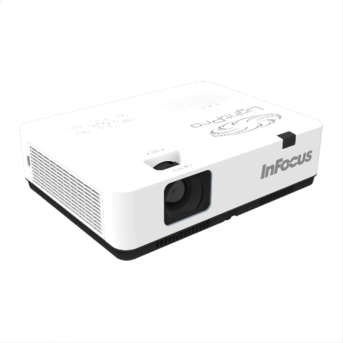 Проектор INFOCUS IN1036 3LCD, 5000 lm, WXGA, 1.371.65:1, 50000:1, (Full 3D), 16W, 2хHDMI 1.4b, VGA in, CompositeIN, 3,5 audio IN, RCAx2 IN, USB-A, VGA out, 3,5 audio OUT, RS232, Mini USB B serv, RJ45, 3,3 кг