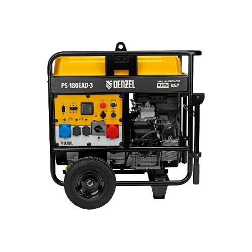Электрогенератор бензиновый Denzel PS-180EAD-3, 18 кВт, 110 дБ, 265 кг