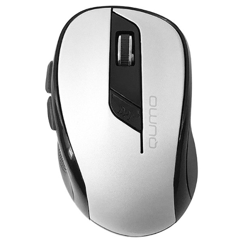 Мышь беспроводная Qumo Office Line M79 белый, 1600 dpi, радиоканал, USB, кнопки - 6