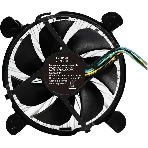 Кулер KingPrice KPAC-65-PWM3 92x92x25мм Soc-1200/1150/1151/1155 черный 4-pin 18-35dB Al 65W 140gr Ret
