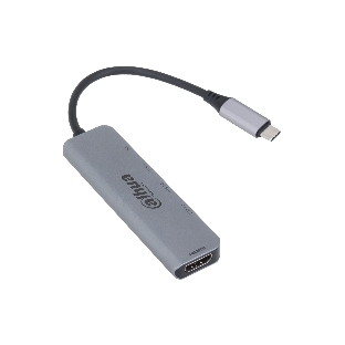 USB-концентратор Dahua TC35, USB Type-C, HDMI + USB 3.0 + PD Docking Station, USB