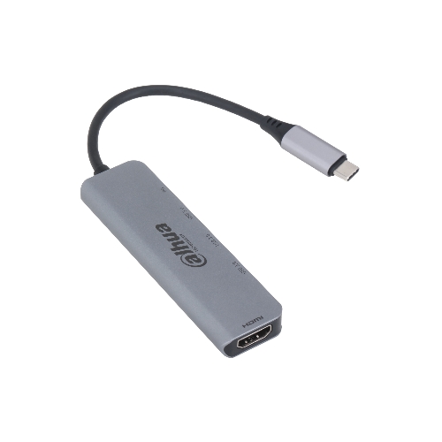 USB-концентратор Dahua TC35, USB Type-C, HDMI + USB 3.0 + PD Docking Station, USB