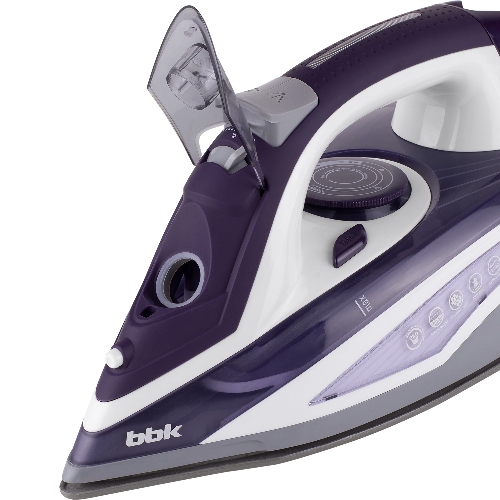 Утюг BBK ISE-2404 фиолетовый, 2400 Вт, 40 г/мин, 140 г/мин, 440 мл