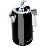 Чайник электрический Polaris PWK 1746CA Water Way Pro 1.7 л, 2200 Вт, черный (корпус: нержавеющая сталь)