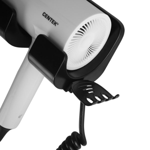 Фен Centek CT-2252 белый/черный, 1600 Вт, ионизация