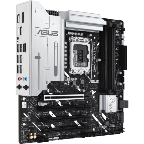 Материнская плата ASUS PRIME Z890M-PLUS WIFI, LGA 1851, Intel Z890, 4xDDR5, 6xSATA, 3xM.2, 1xPCIe 5.0 x16, 1xPCIe 4.0 x4, 2xPCIe 4.0 x1, 1xHDMI, 1xDP, 1x2.5Gb LAN, 2xUSB-A 2.0, 4xUSB-A 3.2 Gen 1, 1xUSB-A 3.2 Gen 2, 1xUSB-C 3.2 Gen 2x2, 3x3.5 мм, 7.1, mATX