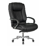 Кресло Бюрократ T-9925SL/BLACK черный, кожа