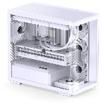 Корпус без блока питания JONSBO D300, Mini-Tower, TG, no fan, 2xUSB-A 3.2 + 1xUSB-C 3.2, mATX, mITX White
