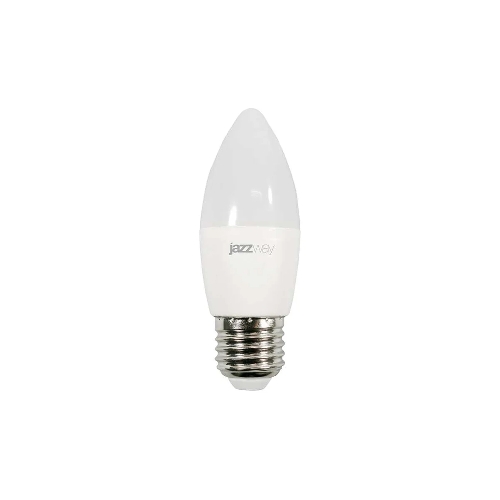 Лампа светодиодная JazzWay PLED-ECO-C37 5Вт свеча 3000К теплый белый E27 400лм 230В