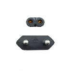 Кабель для аудио-видео техники IEC-320-C7--розетка 220V, 2-pin, 1,8м, медь, VCOM