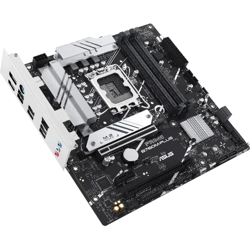 Материнская плата ASUS PRIME B760M-PLUS, LGA 1700, Intel B760, 4xDDR5, 4xSATA, 2xM.2, 1xPCIe 4.0 x4, 1xPCIe x1, 1xDP, 1xHDMI, 1x 2.5Gb LAN, 2xUSB-A 3.2 Gen 2, 4xUSB-A 2.0, 3x3.5 мм, 7.1, mATX