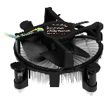 Кулер KingPrice KPAC-65-PWM3 92x92x25мм Soc-1200/1150/1151/1155 черный 4-pin 18-35dB Al 65W 140gr Ret