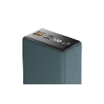 Портативный аккумулятор OLMIO QX-30, 30000mAh, 22.5W, QuickCharge3.0/PowerDelivery, LCD, темно-зеленый