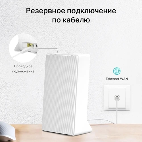 Двухдиапазонный гигабитный роутер Mercusys MB230-4G Wi-Fi AC1200 с поддержкой 4G+ категории 6