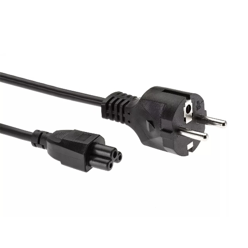 Кабель питания для ноутбуков Telecom 1.8m, 3-pin, с заземлением, 220V (Европейский стандарт)
