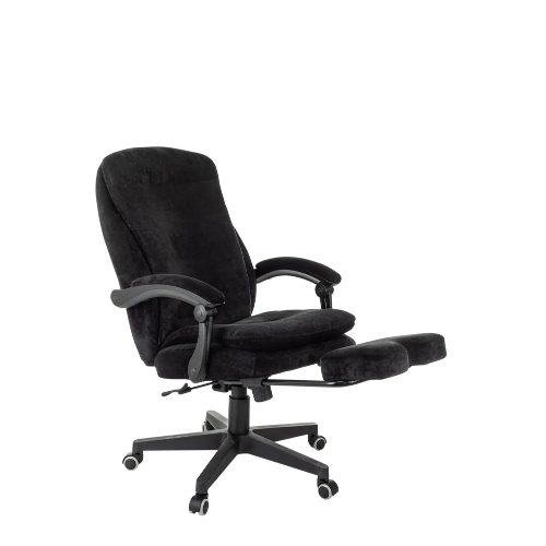 Кресло Бюрократ T-9950MSG-F/BLACK-PU черный, экокожа