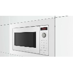 Встраиваемая микроволновая печь Bosch BEL653MW3 белый, 25 л, 800 Вт, переключатели - поворотный механизм/сенсор