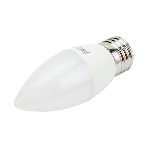 Лампа светодиодная JazzWay PLED-ECO-C37 5Вт свеча 3000К теплый белый E27 400лм 230В