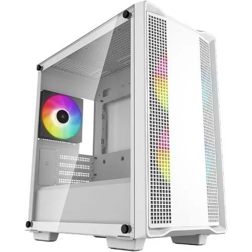 Компьютерный корпус DeepCool CC360 WH ARGb (R-CC360-WHAPM3-G-1) (mATX, без БП, 2xUSB, с окном)