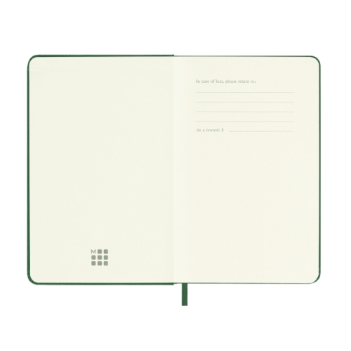 Блокнот Moleskine CLASSIC MM710K15 Pocket 90x140 мм, 192 страниц, линейка, твердая обложка, зеленый