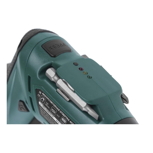 Отвертка аккумуляторная Haммer ACD3.6A с набором бит 3,6В 1,3Ач 4Нм Li-Ion 653290