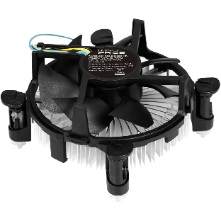 Кулер KingPrice KPAC-65-PWM3 92x92x25мм Soc-1200/1150/1151/1155 черный 4-pin 18-35dB Al 65W 140gr Ret