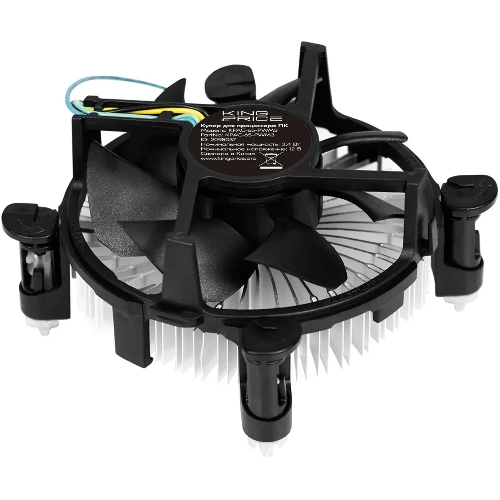 Кулер KingPrice KPAC-65-PWM3 92x92x25мм Soc-1200/1150/1151/1155 черный 4-pin 18-35dB Al 65W 140gr Ret