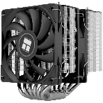 Кулер для процессора Thermalright Royal Knight 120 SE (4-pin PWM, 155мм, Ni/Cu, 6x6мм, 2x120мм, 66.17CFM/59CFM, 25.6dBA/26.1dBA, 1500RPM/1800RPM, S: 1200, 1700, 1851, 115X, AM4, AM5, silver, black)