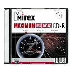 Диск CD-R Mirex 700 Mb, 52х, Maximum, Slim Case (1), (1/200)